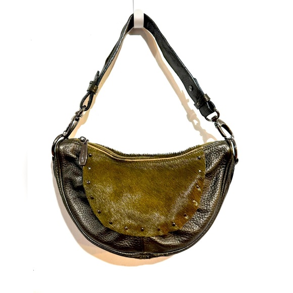 Bergere Handbags - Berge Pony-Haired Crescent Bag